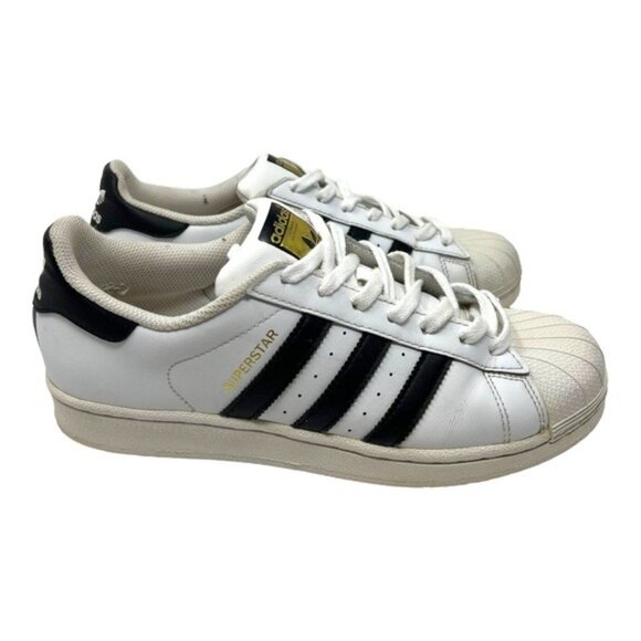 Adidas Superstar White & Black Sneakers - Picture 3 of 8